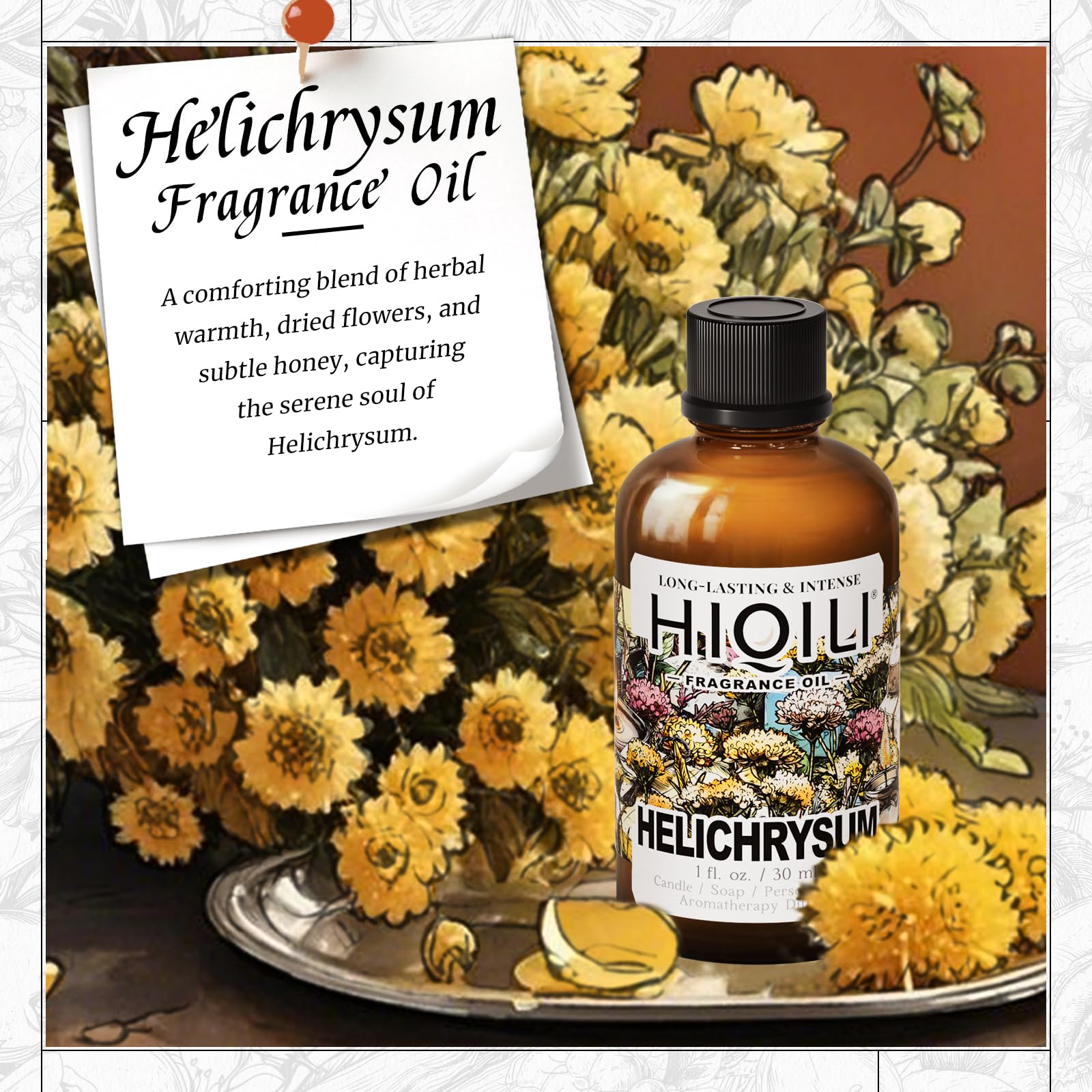 Goutte-dose HIQILI Hélichryse pour dosage précis lors de préparations maison