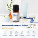 HIQILI huile citron eucalyptus: parfum naturel pour bureau et espace de travail.