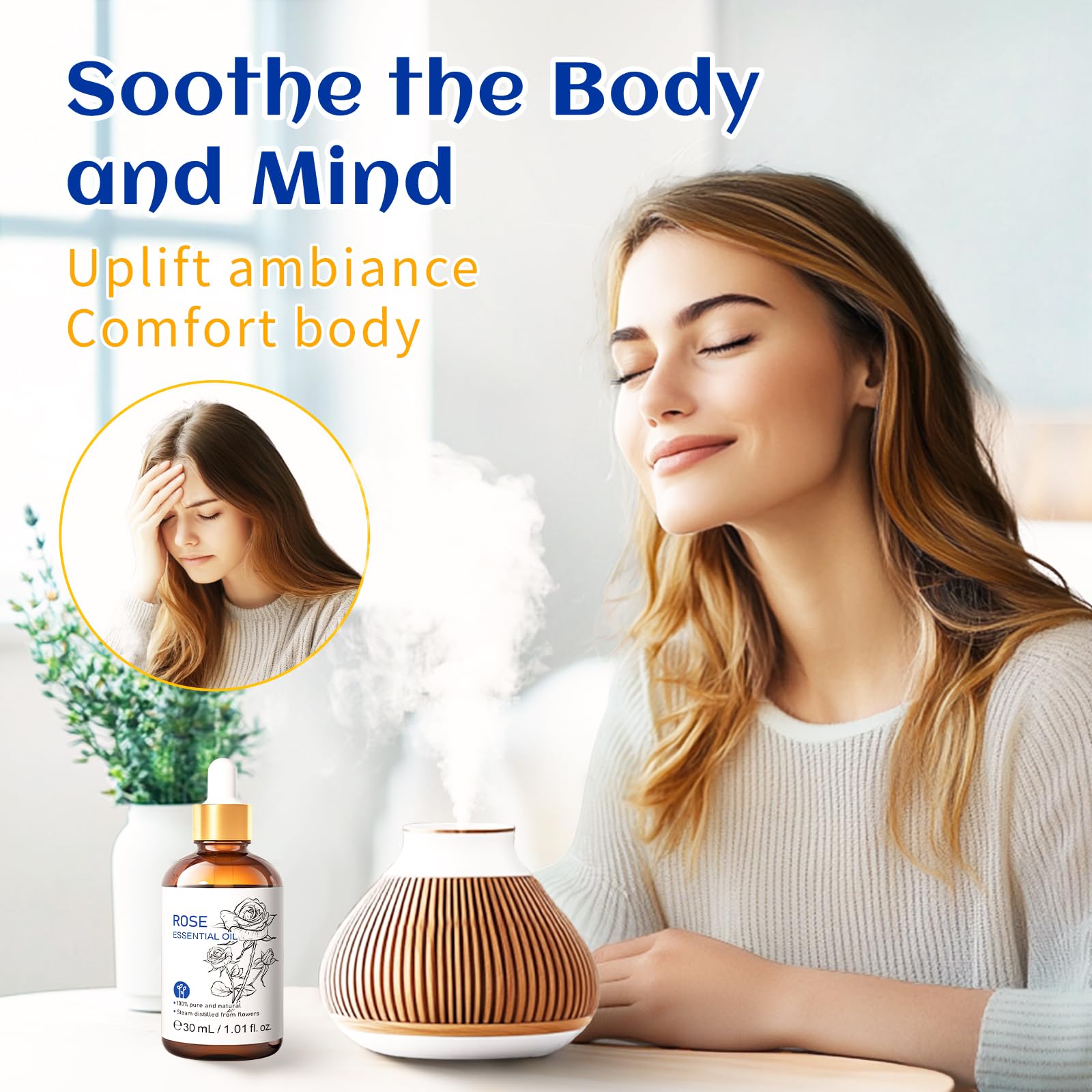 HIQILI Rose, compte-gouttes, dosage précis pour soins doux.