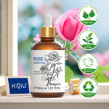 HIQILI Rose, emballage premium, cadeau élégant pour aromathérapie.
