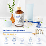 HIQILI Vetiver ambiance zen: parfum boisés pour méditation et détente.
