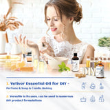 HIQILI Vetiver DIY: ingrédient naturel pour cosmétiques et produits faits maison.