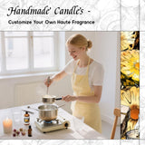 HIQILI huile parfum ananas - bougie maison, senteur chaleureuse.