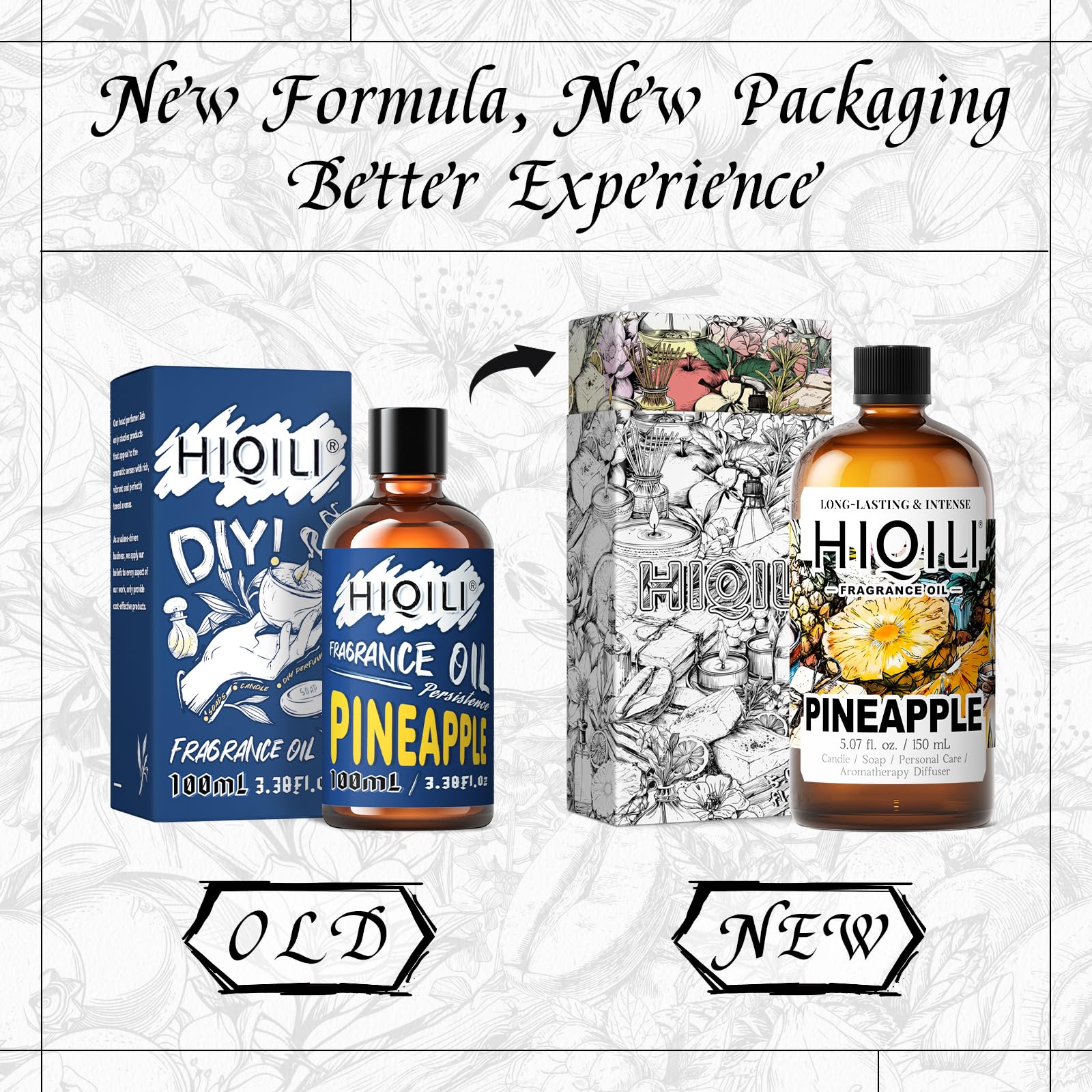 HIQILI huile parfum ananas - savon artisanal, parfum fruité.