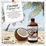 HIQILI huile parfum coco bougie, parfum doux pour ambiance cosy