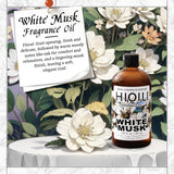 HIQILI huile parfum musc blanc – bougie en cire parfumée et durable