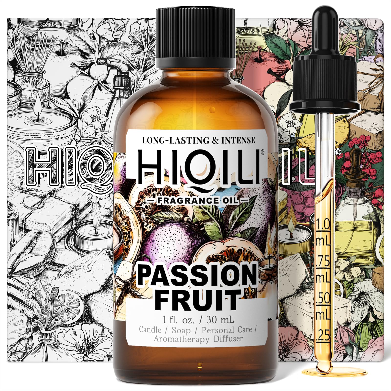 HIQILI huile parfumée fruit de la passion — bouteille prête à diffuser un arôme frais