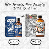 HIQILI huile pêche — bougie DIY, senteur fruitée estivale.