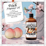 HIQILI huile pêche — diffuseur en action, ambiance parfumée durable.