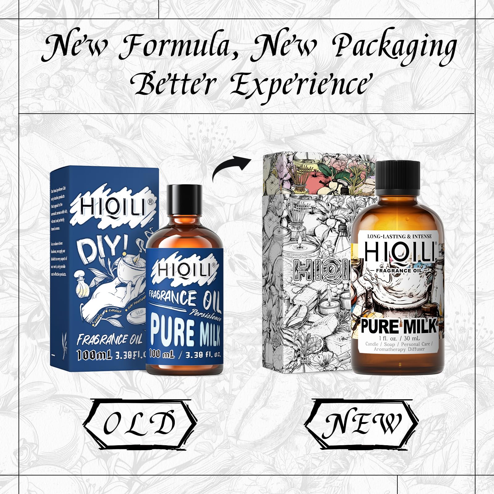 HIQILI Lait Pur Fragrance – savon maison parfumé, senteur crémeuse en douceur.
