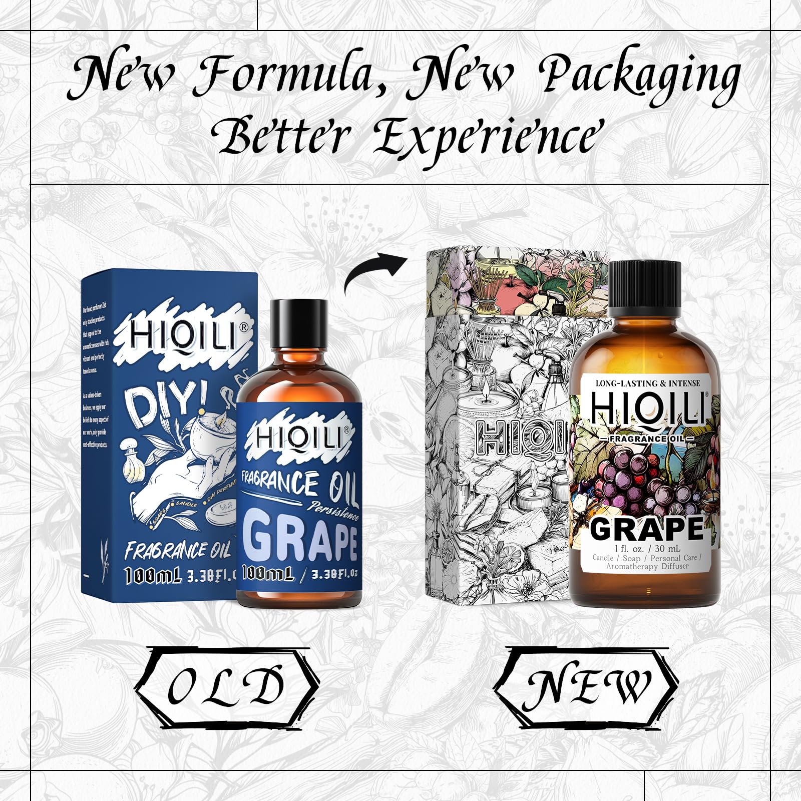 HIQILI shampoing-pattes-raisin: parfum agréable pour produits pour animaux dilués