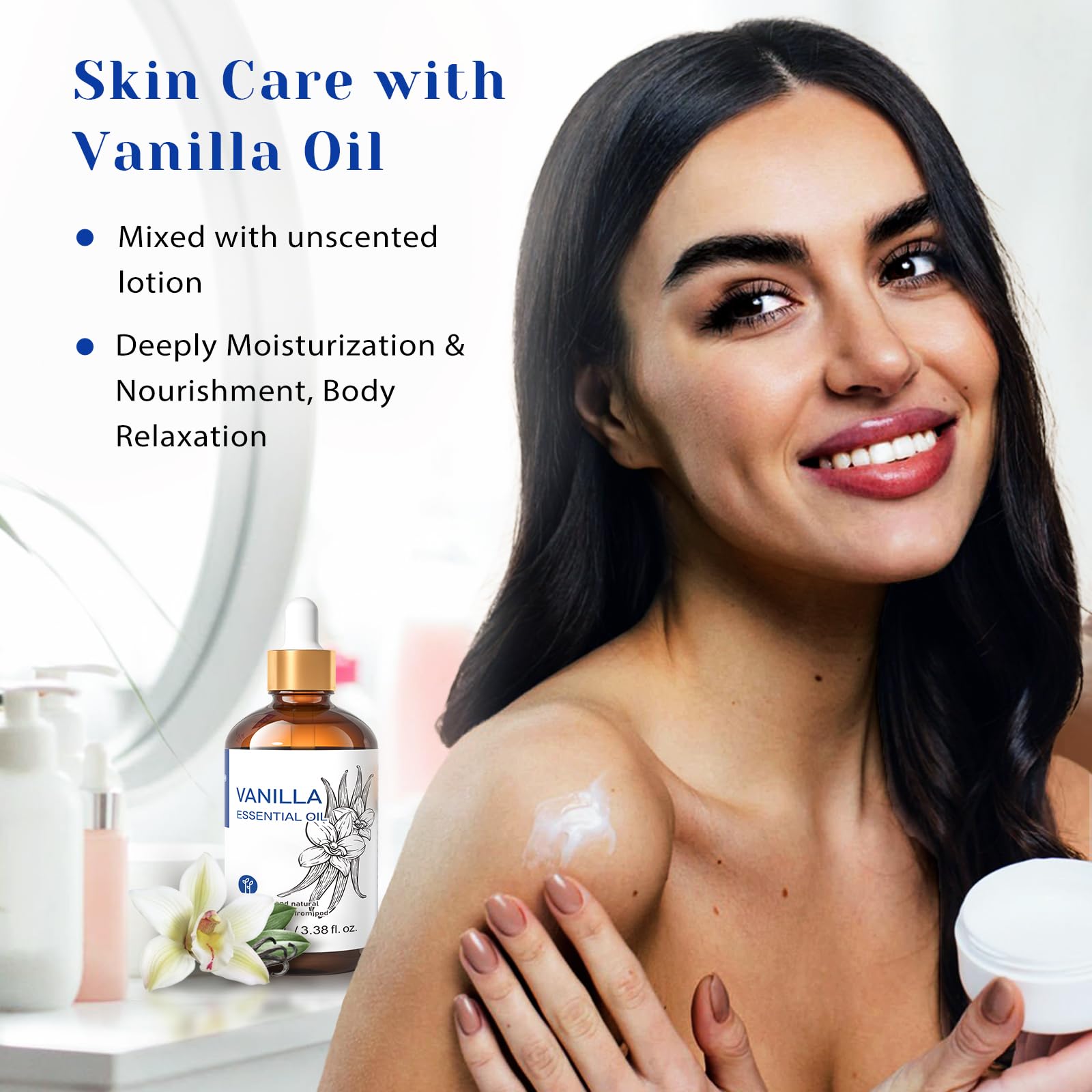 HIQILI Vanille: diffuseur aromathérapie pour ambiance chaleureuse.