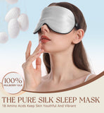 HiRui masque sommeil bandeau reglable: ajustement précis sans pression sur les yeux.