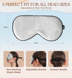 HiRui masque sommeil confort œil: design sans pression suit les contours du visage.