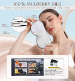 HiRui masque sommeil soie intérieur: respirabilité accrue pour des nuits confortables.