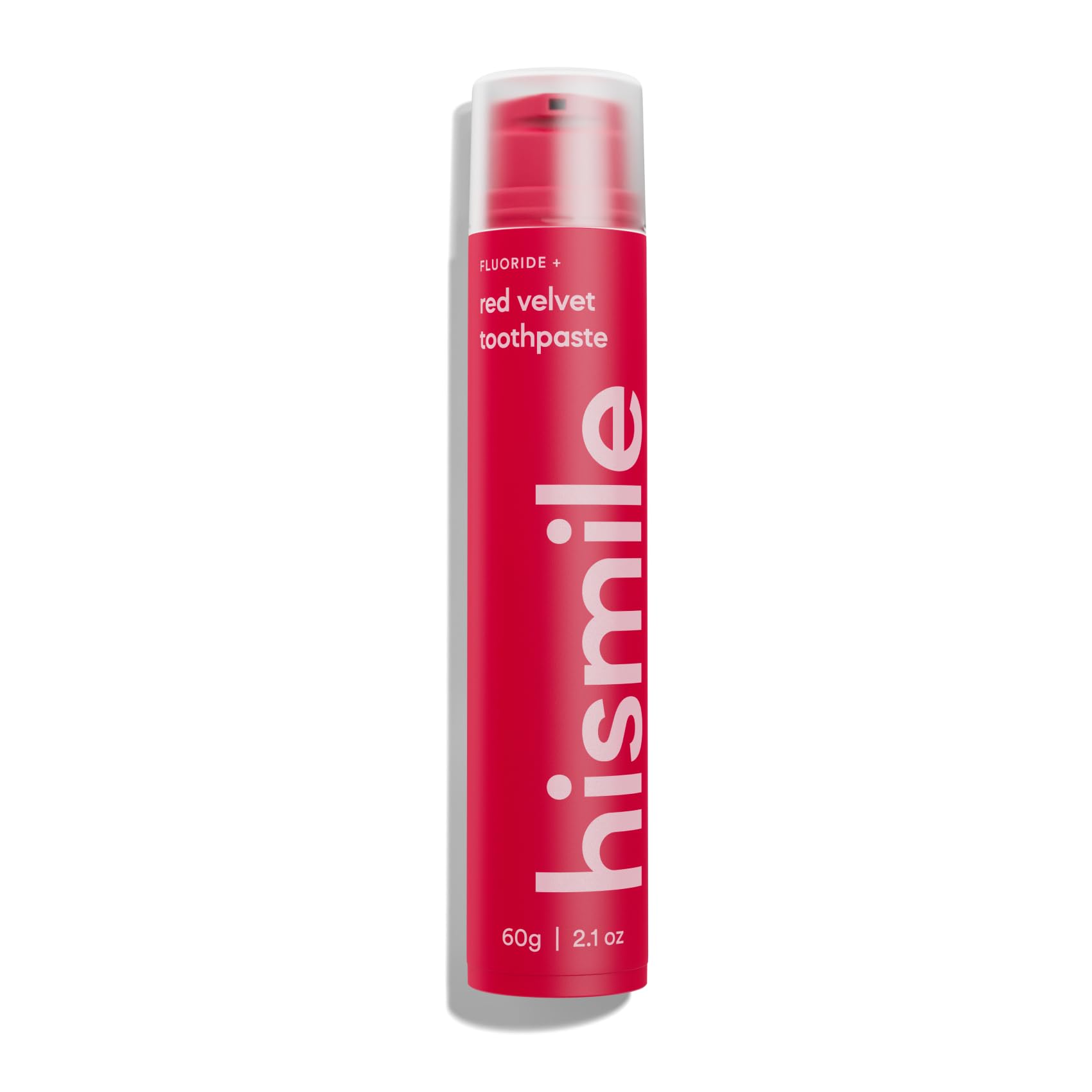 Hismile dentifrice aromatisé Velours Rouge — bouteille avec texture onctueuse et parfum frais