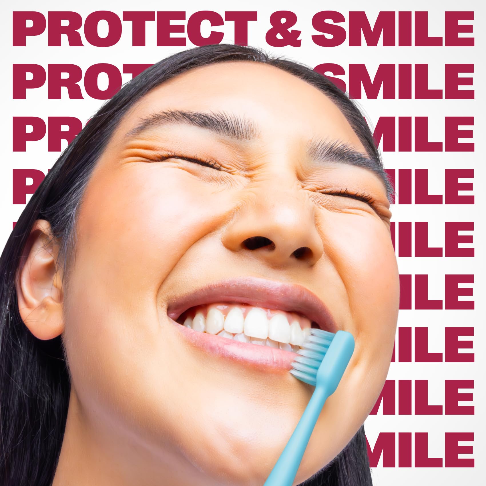 Hismile dentifrice Velours Rouge — détail texture crémeuse favorisant brossage agréable