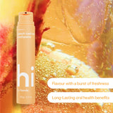 Hi by Hismile application pêche glacée pour une sensation rafraîchissante durable.