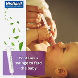 Histiacil formule pédiatrique 2 mois, poudre et miel, goût raisin pour les enfants.