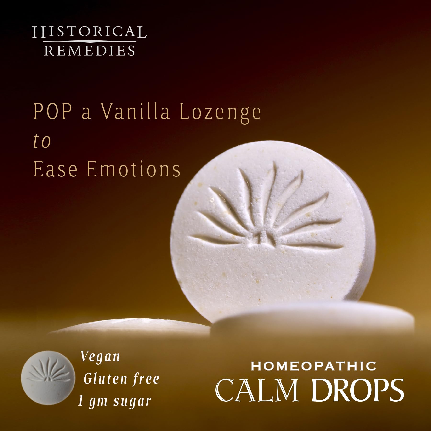 Calm Drops – pastilles vanille véganes et sans gluten
