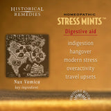 Pastilles Stress Mints dans une boîte compacte, pratique pour le sac.