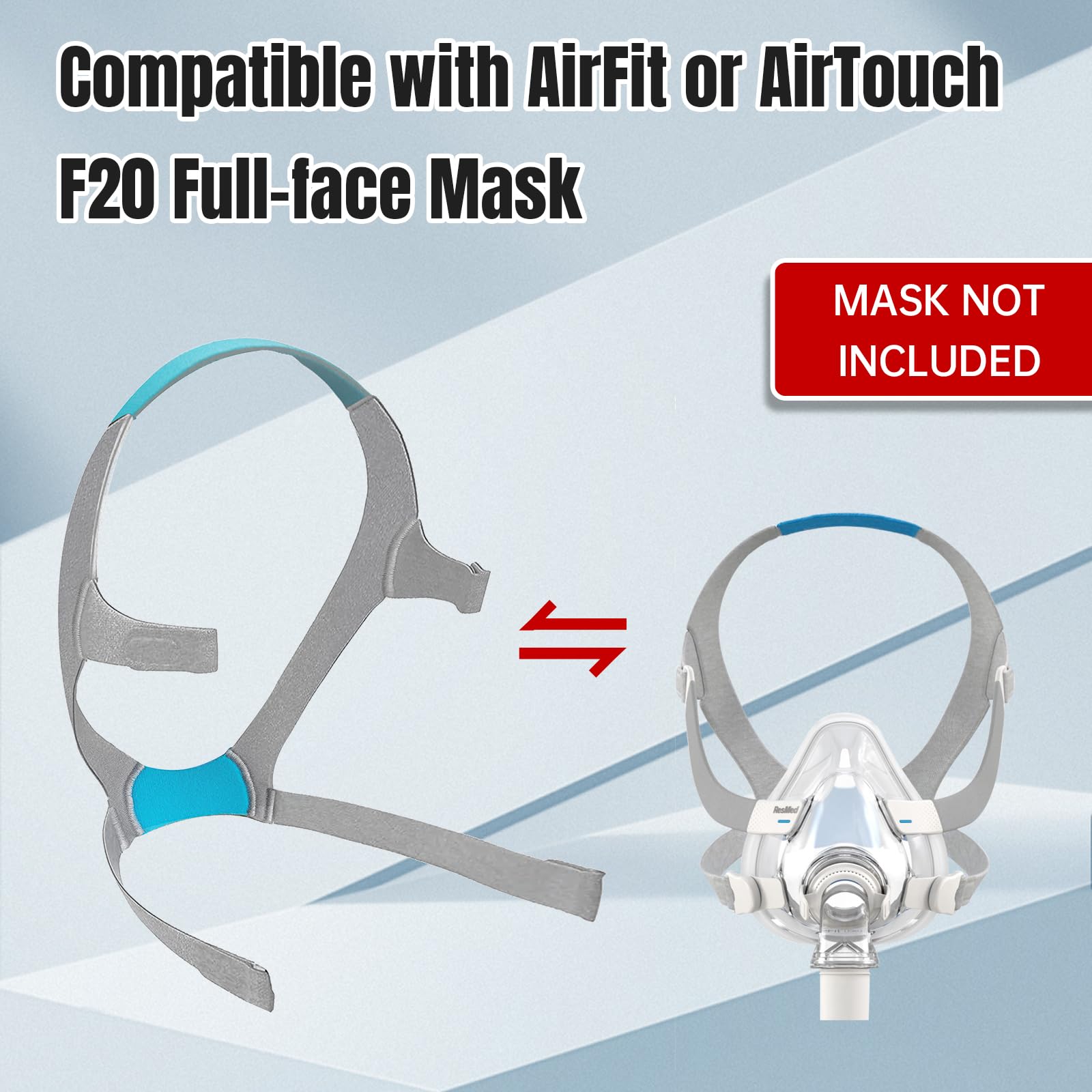 HITISPACE AirFit F20 surface interieur douce et lisse, confort maximal.