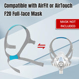 HITISPACE AirFit F20 surface interieur douce et lisse, confort maximal.