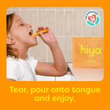 Hiya Kids Immunité bâtonnet dosage direct, administration simple pour les enfants.