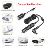 HKY Connecteur allume-cigare 12V pour CPAP en déplacement.