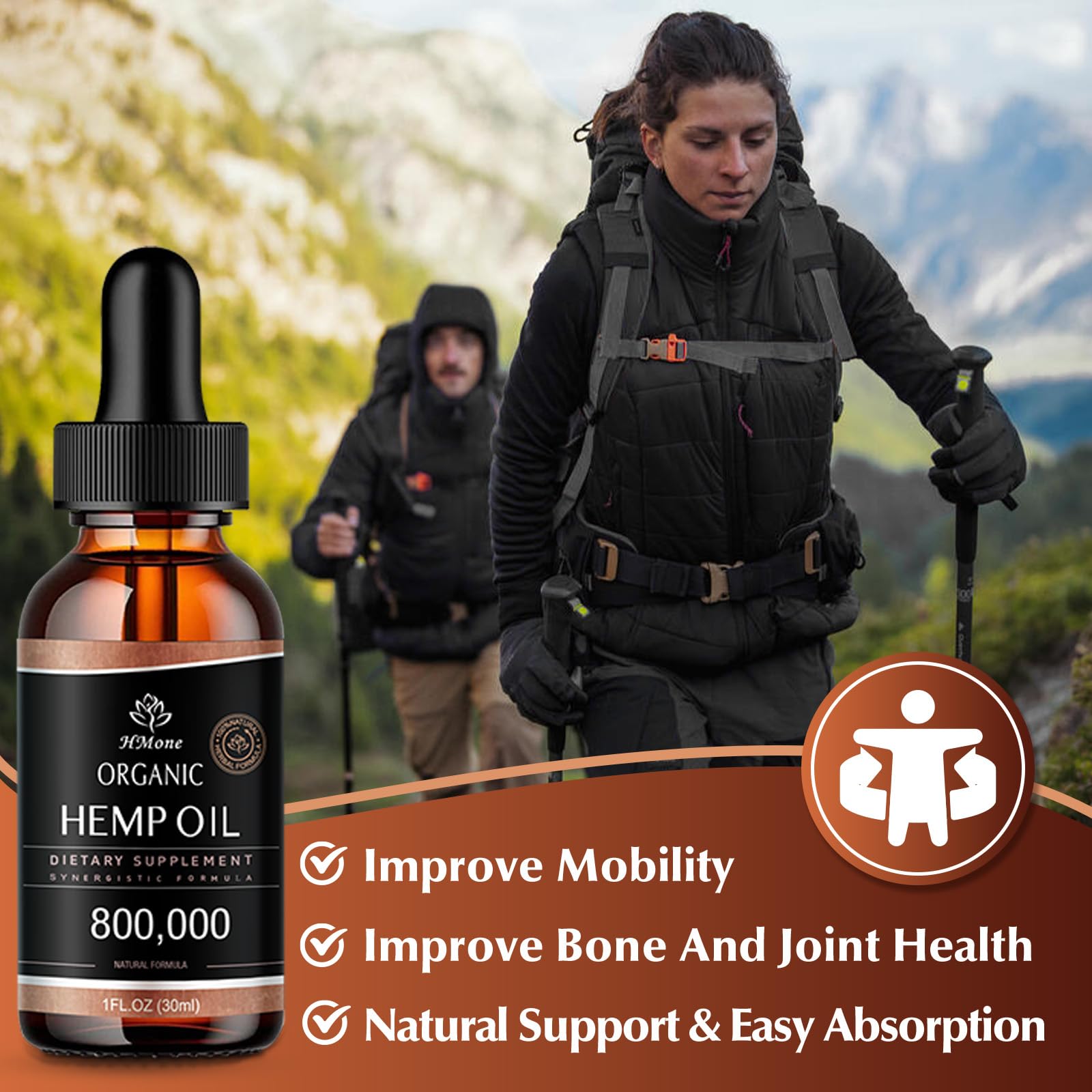 HMone huile de chanvre – riche en oméga et vitamines pour la nutrition