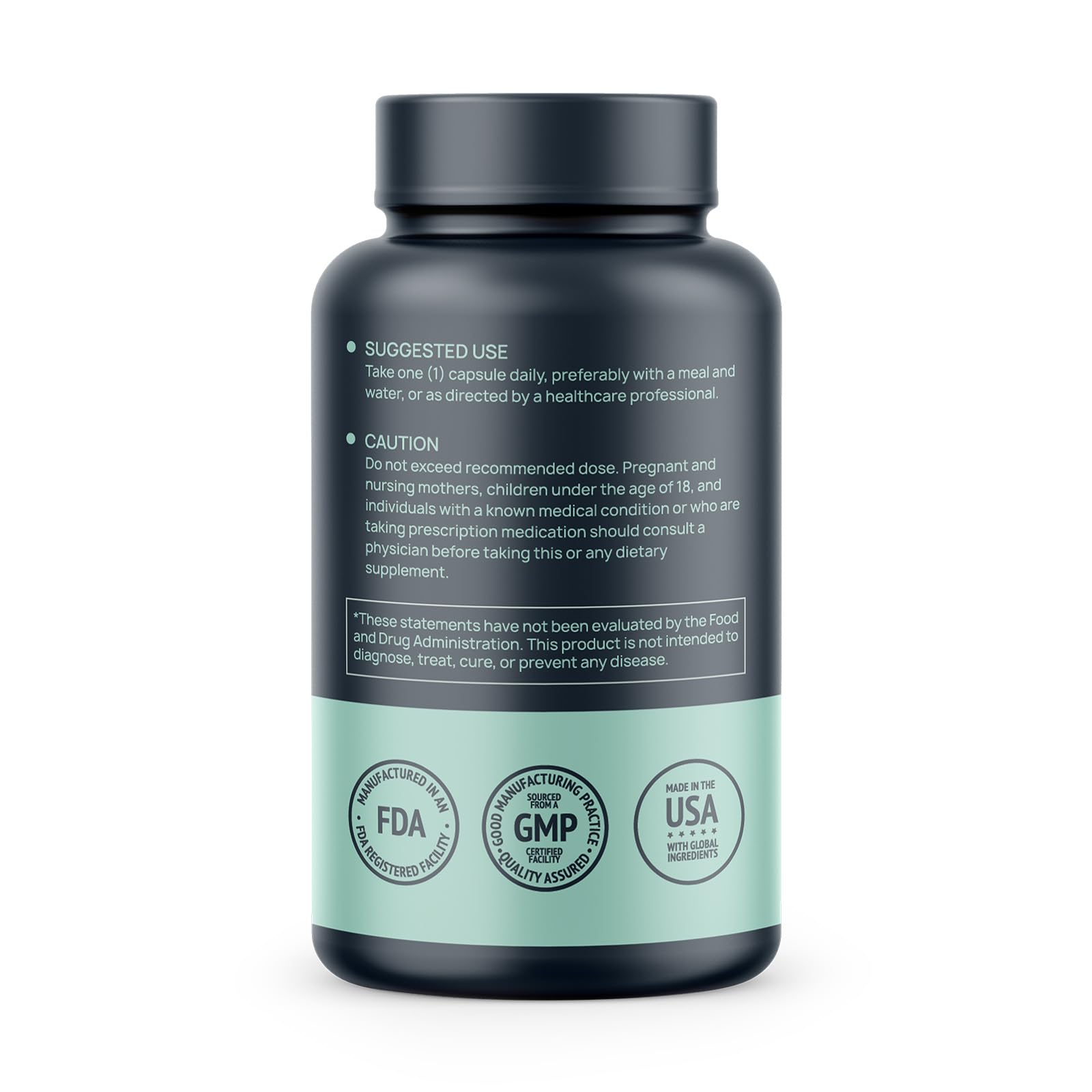 Bouteille HMS Nutrition Trans‑Pterostilbene, format pratique, soutien quotidien potentiel.