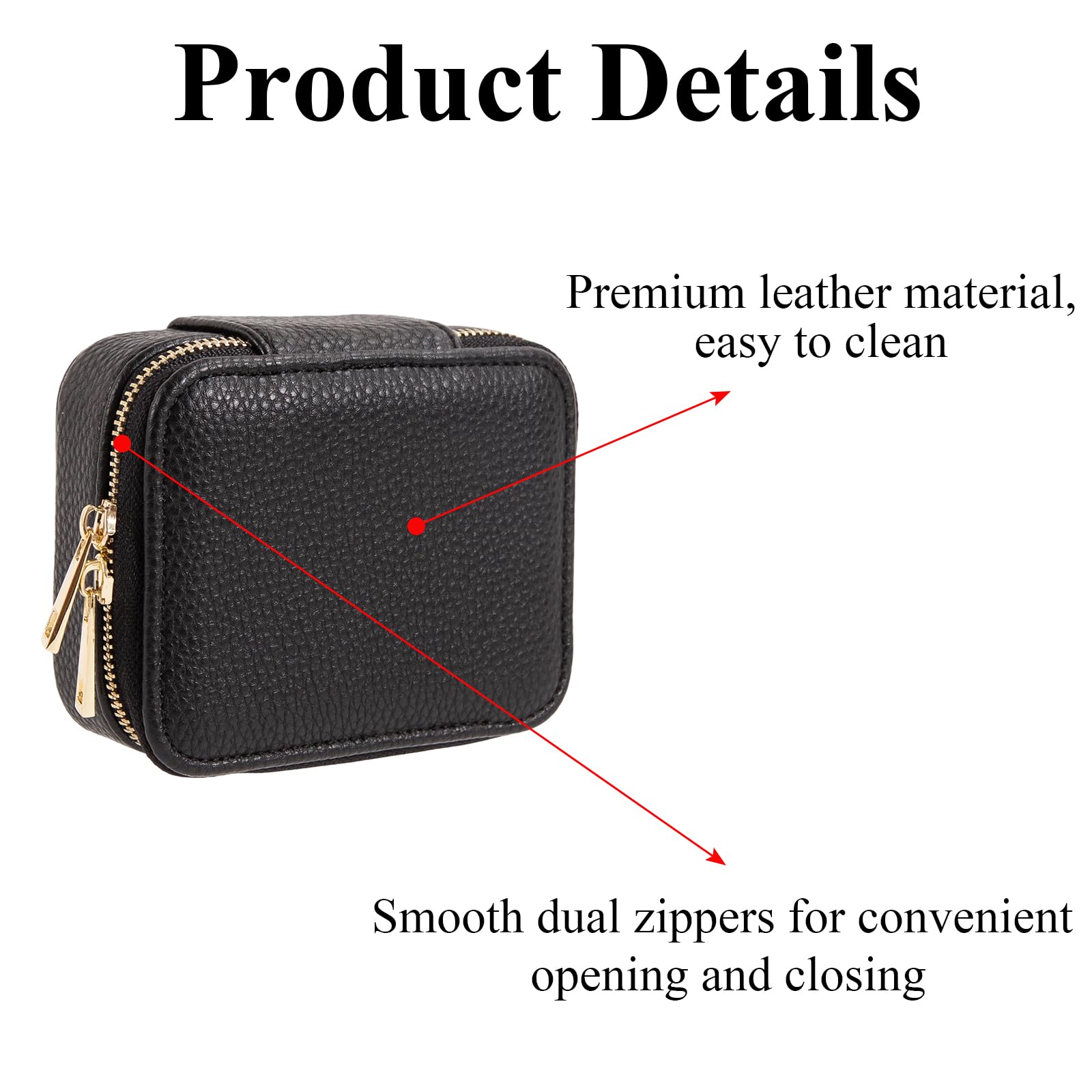 HNYG Etui-pilules-cuir-portable: protection élégante lors des déplacements.