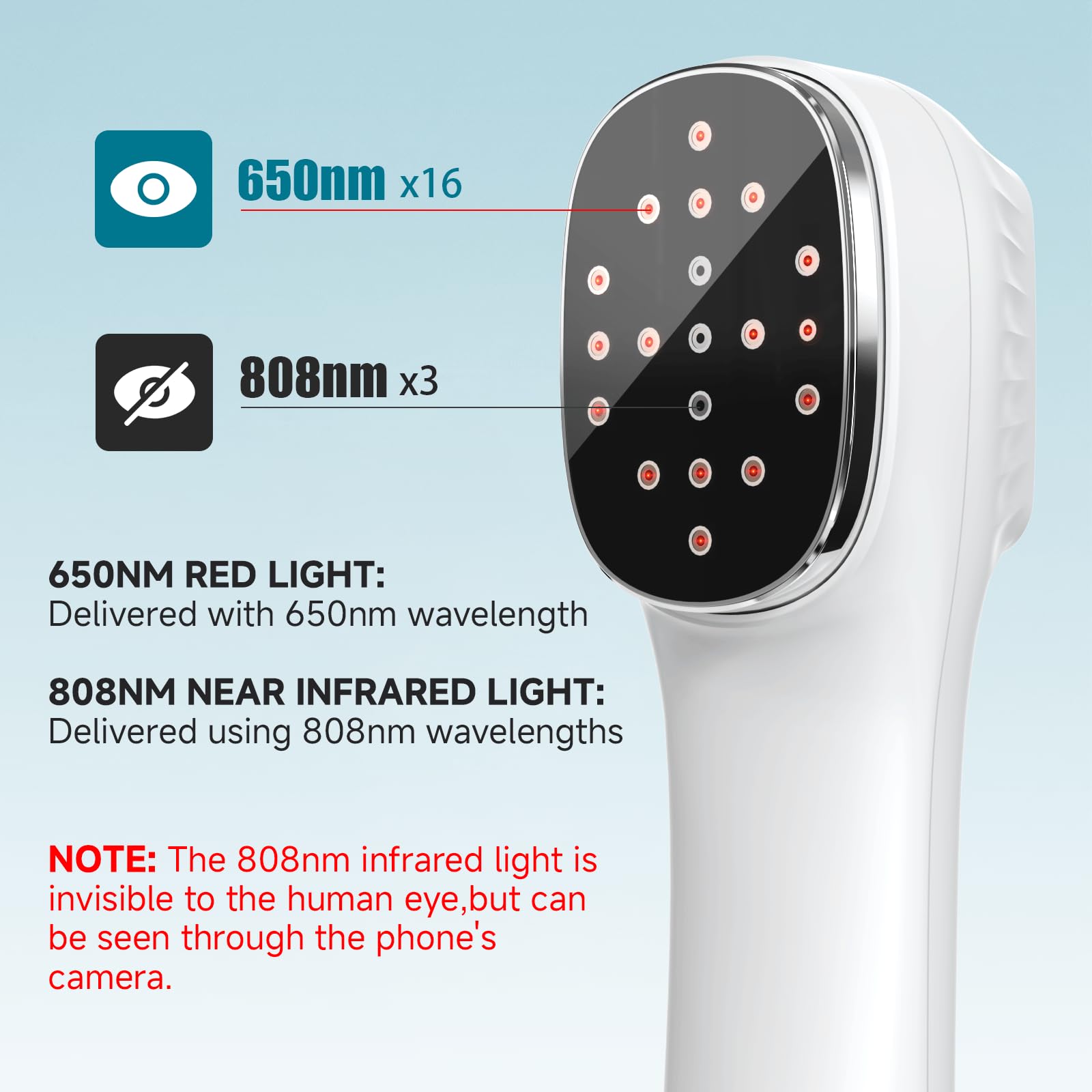 Hoakya dispositif lumière rouge utilisé pour soulager les épaules et le cou
