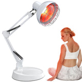 Lampe infrarouge Hoakya proche avec tête orientable à 360° pour une thérapie ciblée.