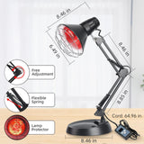 Hoakya lampe infrarouge favorise un sommeil plus paisible grâce à la chaleur.
