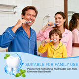 HOIQIRY dentifrice mini menthe, pratique pour dons et partage en déplacements.