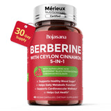 HojaSana Berberine: capsules-30-jours pour soutenir le métabolisme.