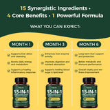 HojaSana curcuma – capsules pour aide antioxydante et bien-être digestif.