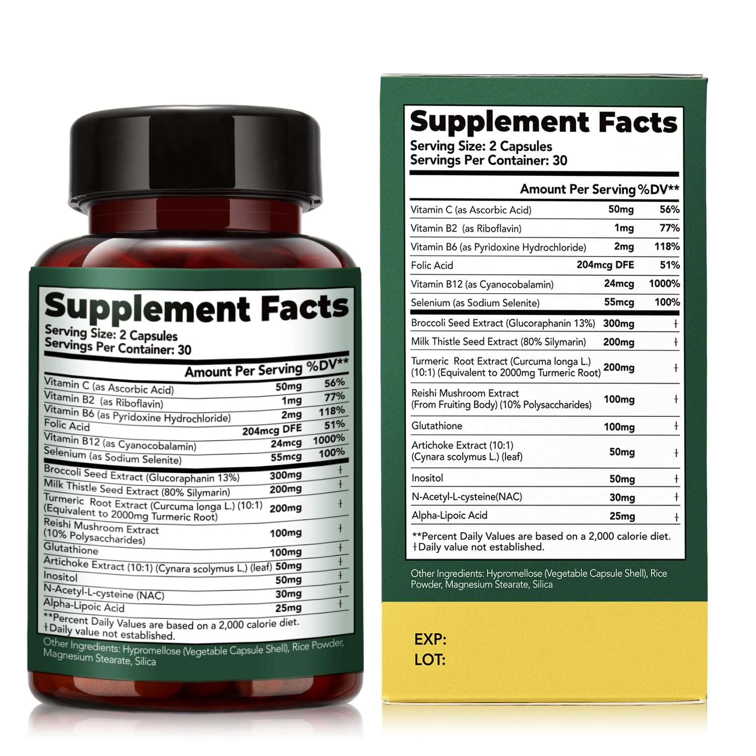 HojaSana reishi – champignon en capsules pour soutien immunitaire.