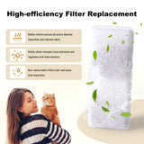 Filtre HOLAPAW pour fontaine chat à 4 couches capturant cheveux et poussière