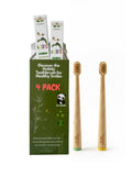 Holidentix brosse en bambou pour enfants, poils de sanglier naturels, douceur et efficacité