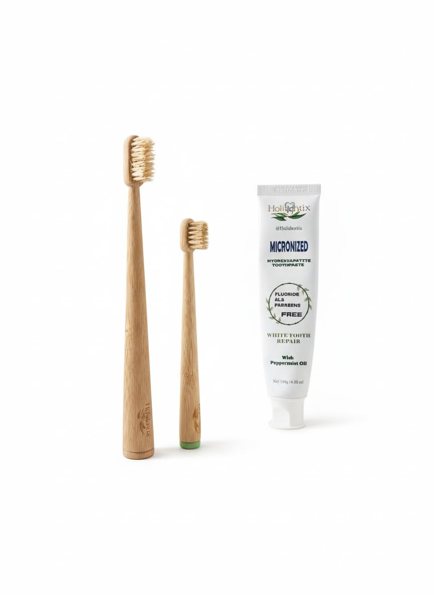 Holidentix brosse dents enfant durabilité élevée grâce au bambou robuste