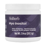 Bouteille Holiherb Myo Inositol Methylfolate montrant l'étiquette naturelle utile pour l'équilibre hormonal