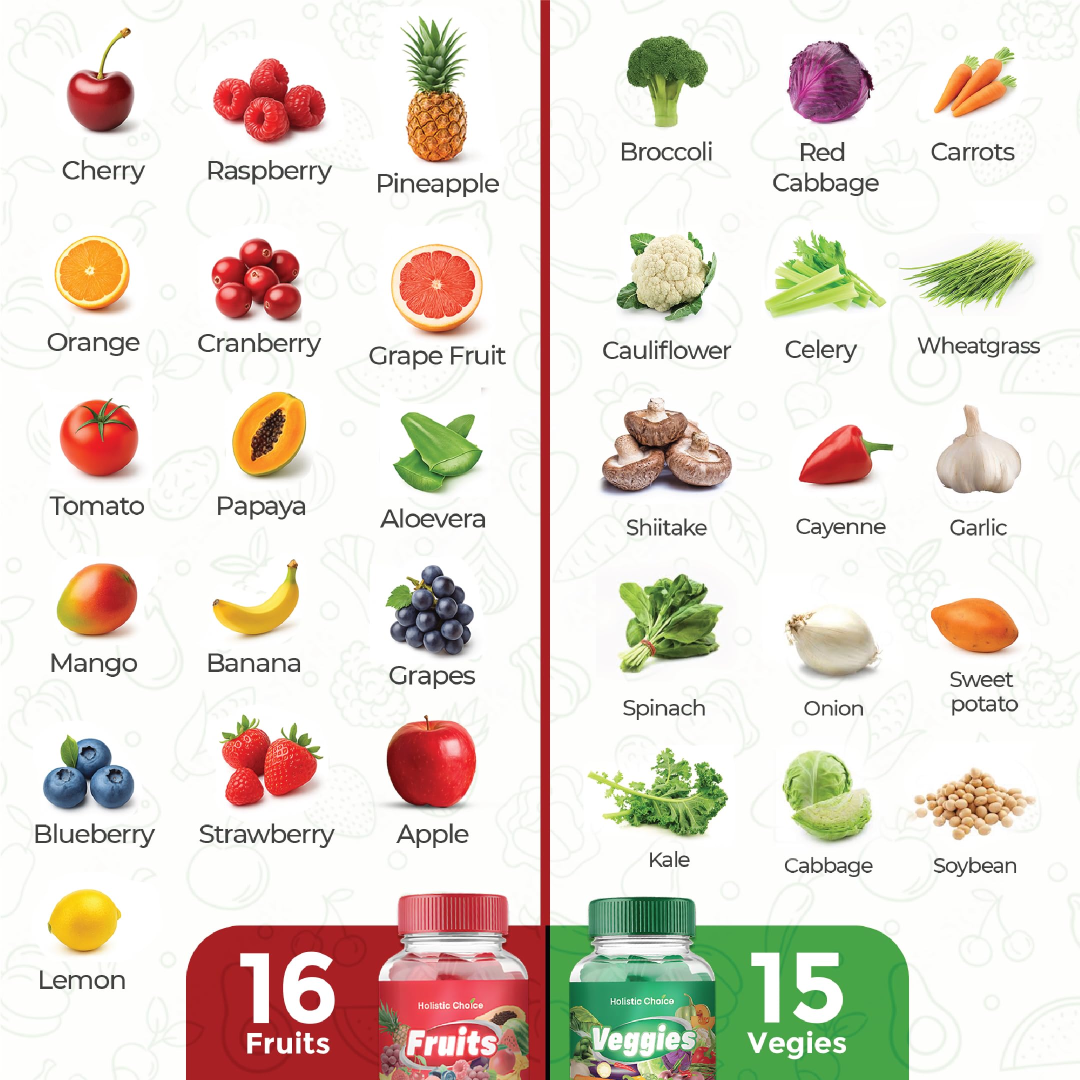 Gros plan sur gummies fruits, texture fruitée et couleurs vives.