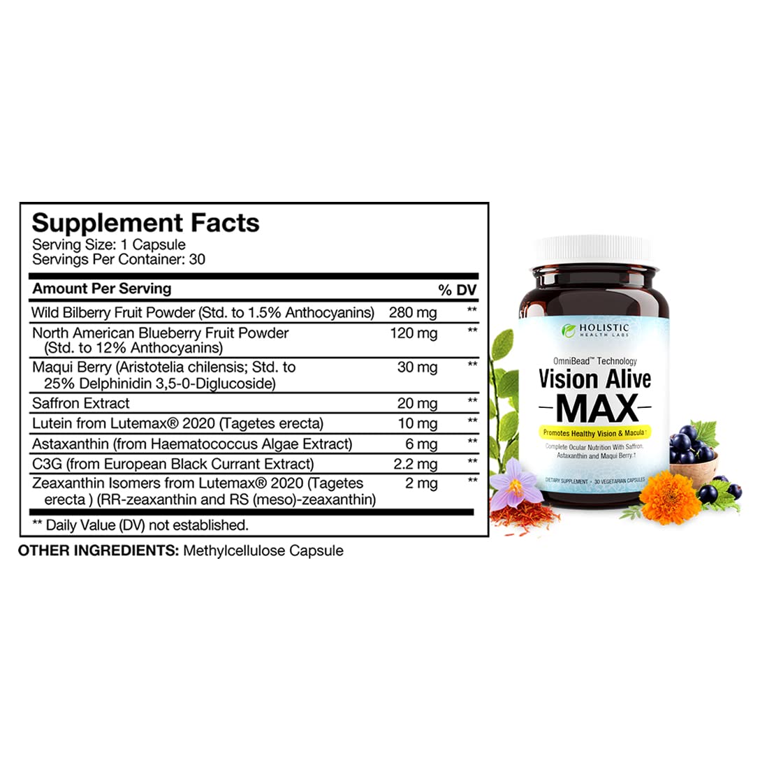 Vision Alive Max pack-shot, pratique pour routine quotidienne des yeux.