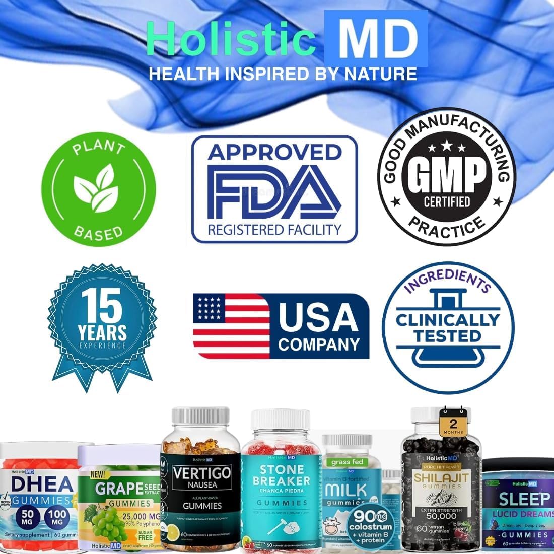 Gomme Holistic MD Gainer prête à emporter, idéale pour collations saines en déplacement.