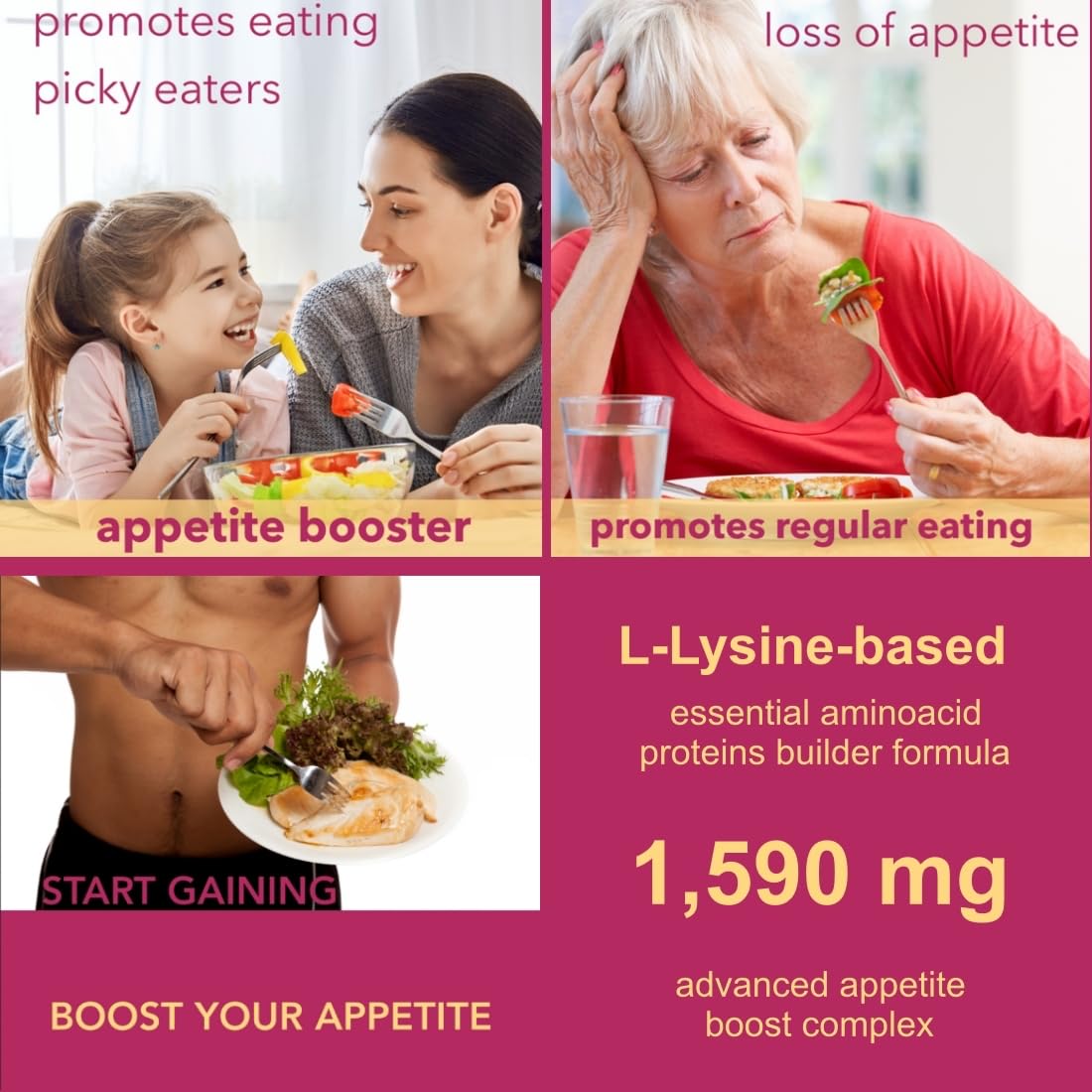 Famille souriante utilisant Holistic MD Gainer gommes à la maison.