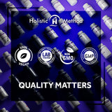 Gommes Holistic Method magnésium citrate cerise, sans gluten et vegan.