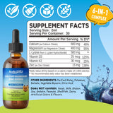 HOLLEGEND dose gouttes calcium: ajuste facilement le dosage pour tous les âges.