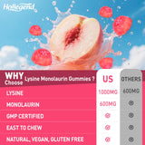 Chaque portion HOLLEGEND apporte L-Lysine et Monolaurin, simplicité d’utilisation.